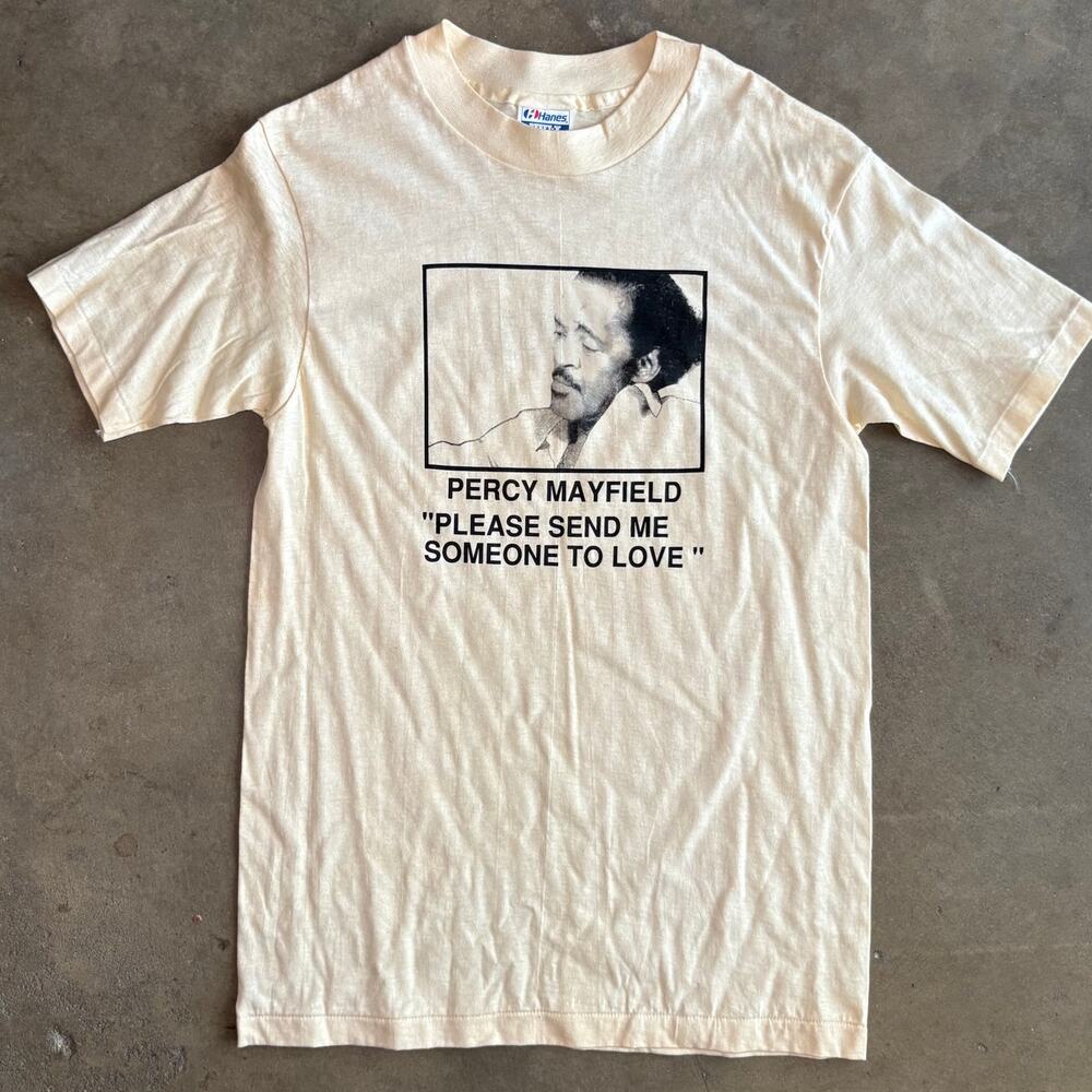 Vtg R&B Percy Mayfield "Please Send Me Someone To Love" Men Sz M